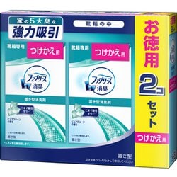 ファブリーズ 消臭剤 置き型 靴箱用 ピュアクリーンの香り つけかえ用（130g×2）