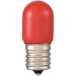 LED電球 ナツメ球形 E17/0.8W 赤 LDT1R-H-E17 13