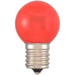 LED電球 ミニボール電球形 E17/1.2W 赤 クリア LDG1R-H-E17 14C