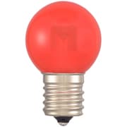 LED電球 ミニボール電球形 E17/1.2W 赤 クリア LDG1R-H-E17 14C