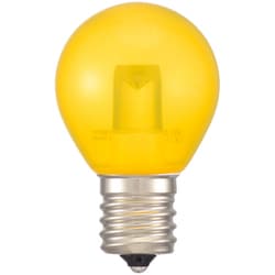 LED電球 サイン球 E17 クリア黄 LDS1Y-H-E17 13C