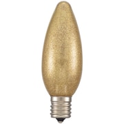 LED電球 シャンデリア電球形 E17/1.2W 電球色 金ラメ LDC1L-G-E17 13G