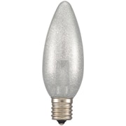 LED電球 シャンデリア電球形 E17/1.2W 昼白色 銀ラメ LDC1N-G-E17 13S