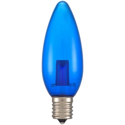 LED電球 シャンデリア電球形 E17/1.2W 青 クリア LDC1B-G-E17 13C