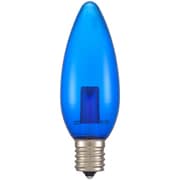 LED電球 シャンデリア電球形 E17/1.2W 青 クリア LDC1B-G-E17 13C