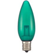LED電球 シャンデリア電球形 E17/1.2W 緑 クリア LDC1G-G-E17 13C