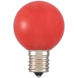 LED電球 ミニボール電球形 E17/1.2W 赤 LDG1R-H-E17 15