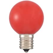 LED電球 ミニボール電球形 E17/1.2W 赤 LDG1R-H-E17 15