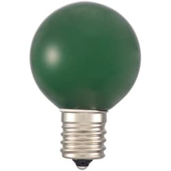 LED電球 ミニボール電球形 E17/1.2W 緑 LDG1G-H-E17 15