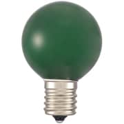 LED電球 ミニボール電球形 E17/1.2W 緑 LDG1G-H-E17 15