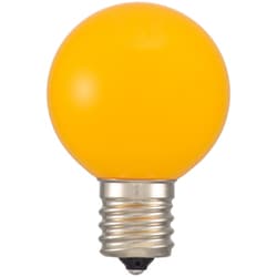 LED電球 ミニボール電球形 E17/1.2W 黄 LDG1Y-H-E17 15