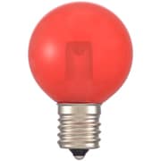 LED電球 ミニボール電球形 E17/1.2W 赤 クリア LDG1R-H-E17 15C