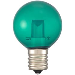 LED電球 ミニボール電球形 E17/1.2W 緑 クリア LDG1G-H-E17 15C