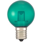 LED電球 ミニボール電球形 E17/1.2W 緑 クリア LDG1G-H-E17 15C