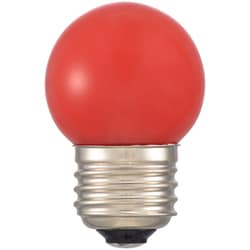 LED電球 ミニボール電球形 E26/1.4W 赤 LDG1R-H 13