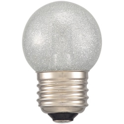 LED電球 ミニボール電球形 E26/1.4W 昼白色 銀ラメ LDG1N-H 13S