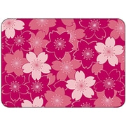 キッチントッププレート 鍋敷き 耐熱ガラス製 22.6×16.2cm 桜文様 KTP-WP2216