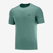 AGILE SS TEE M LC1284800 BALSAM GREEN Mサイズ [ランニングシャツ メンズ]