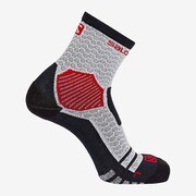 エンゾ ロング ラン NSO LONG RUN LC1403900 WHITE/RACING RED Mサイズ [ランニングソックス]