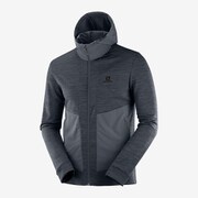 OUTLINE MID JKT M LC1274300 EBONY/HEATHER Sサイズ [アウトドア フリース メンズ]