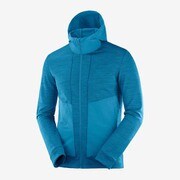 OUTLINE MID JKT M LC1328800 FJORD BLUE/HEATHER Lサイズ [アウトドア フリース メンズ]