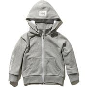ロゴフルジップスウェットパーカー K Logo Full-zip Sweat Parka HJ32003 （Z）ミックスグレー 120サイズ [アウトドア トップス キッズ]
