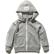 ロゴフルジップスウェットパーカー K Logo Full-zip Sweat Parka HJ32003 （Z）ミックスグレー 150サイズ [アウトドア トップス キッズ]