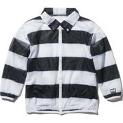 ボーダーインセクトシールドコーチジャケット K Border Insect Shield Coach Jacket HOJ12002 (HB)ヘリーブルー 140サイズ [アウトドア ジャケット キッズ]