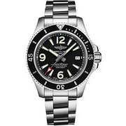 Super Ocean (スーパーオーシャン) オート 44mm 1000m防水 ブラック 並行輸入品 2年保証 A17367D71B1A1