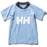 ショートスリーブHHクルーラッシュガード K S/S HH Crew Rashguard HJ82003 (PBペールブルー 120サイズ [ラッシュガード ボーイズ]