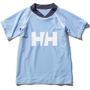 ショートスリーブHHクルーラッシュガード K S/S HH Crew Rashguard HJ82003 (PBペールブルー 130サイズ [ラッシュガード ボーイズ]
