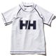 ショートスリーブHHクルーラッシュガード K S/S HH Crew Rashguard HJ82003 (W)ホワイト 130サイズ [ラッシュガード ボーイズ]