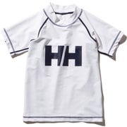 ショートスリーブHHクルーラッシュガード K S/S HH Crew Rashguard HJ82003 (W)ホワイト 150サイズ [ラッシュガード ボーイズ]