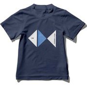 ショートスリーブクルーラッシュガード K S/S Crew Rashguard HJ82006 (HB)ヘリーブルー 110サイズ [ラッシュガード ボーイズ]
