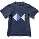 ショートスリーブクルーラッシュガード K S/S Crew Rashguard HJ82006 (HB)ヘリーブルー 120サイズ [ラッシュガード ボーイズ]
