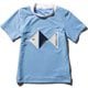 ショートスリーブクルーラッシュガード K S/S Crew Rashguard HJ82006 (PB)ペールブルー 130サイズ [ラッシュガード ボーイズ]