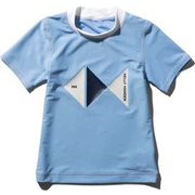 ショートスリーブクルーラッシュガード K S/S Crew Rashguard HJ82006 (PB)ペールブルー 140サイズ [ラッシュガード ボーイズ]