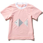 ショートスリーブクルーラッシュガード K S/S Crew Rashguard HJ82006 (S)サクラ 110サイズ [ラッシュガード ボーイズ]