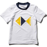ショートスリーブクルーラッシュガード K S/S Crew Rashguard HJ82006 (W)ホワイト 140サイズ [ラッシュガード ボーイズ]