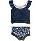 ガールズビーチセット K Girls Beach Set HJ82007 (HB)ヘリーブルー 130サイズ [スイミング 水着 ガールズ]