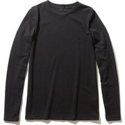 L/S DRY MESH TEE HTE32011 K WSサイズ [アウトドア カットソー レディース]