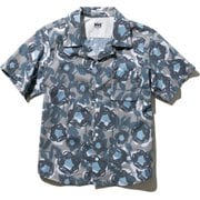 ショートスリーブフラワープリントシャツ K S/S Flower Print Shirt HJ42002 (MH)ミディアムグレー 140サイズ [アウトドア トップス キッズ]