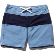 ボーダーウォーターショーツ Border Water Shorts HE72025 ペールブルー(PB) Lサイズ [トランクスタイプ水着 メンズ]