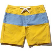 ボーダーウォーターショーツ BD WATER SHORTS HE72025 (TA)タンポポ WMサイズ [水着 レディース]