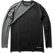 ロングスリーブアクティブラッシュ L/S Active Rash HH82020 ブラック(K) Mサイズ [ラッシュガード メンズ]