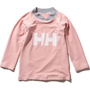 ロングスリーブHHクルーラッシュガード K L/S HH Crew Rashguard HJ82002 (S)サクラ 130サイズ [ラッシュガード ボーイズ]