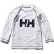 ロングスリーブHHクルーラッシュガード K L/S HH Crew Rashguard HJ82002 (W)ホワイト 110サイズ [ラッシュガード ボーイズ]