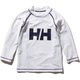ロングスリーブHHクルーラッシュガード K L/S HH Crew Rashguard HJ82002 (W)ホワイト 120サイズ [ラッシュガード ボーイズ]