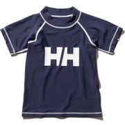 ショートスリーブHHクルーラッシュガード K S/S HH Crew Rashguard HJ82003 (HB)ヘリーブルー 120サイズ [ラッシュガード ボーイズ]