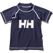 ショートスリーブHHクルーラッシュガード K S/S HH Crew Rashguard HJ82003 (HB)ヘリーブルー 150サイズ [ラッシュガード ボーイズ]